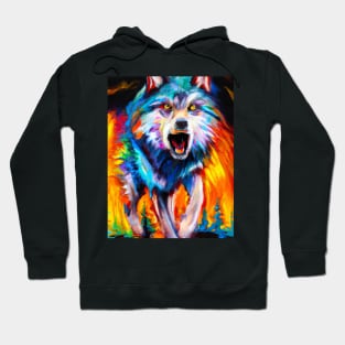 Wolf Wildlife t-shirt, The King of the Forest tee, wildlife shirt, Art wolf shirt Hoodie